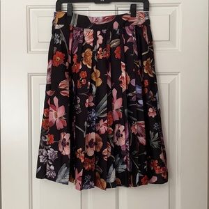 J. Crew Floral Printed Skirt
